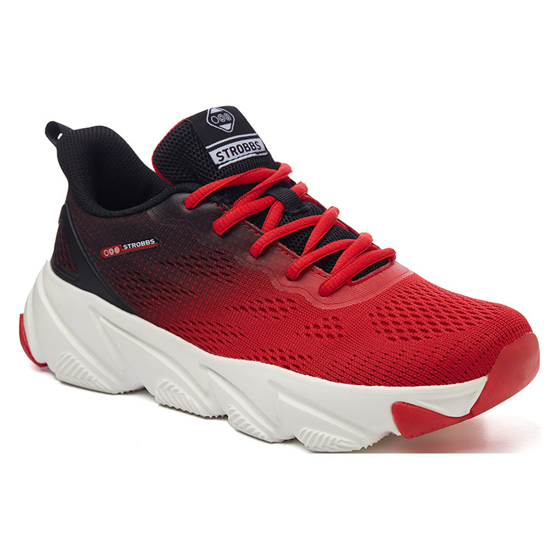 Кроссовки Strobbs женские F6909-12 красный/черный