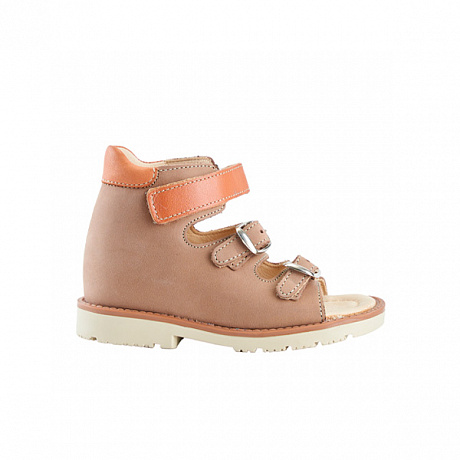 Сандали Мега Ортопедик для мальчиков 051 01 66 коричневые. Изображение 2 из 4