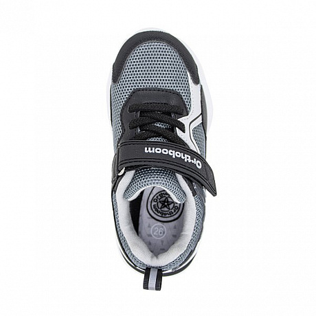 Кроссовки ортопедические Ортобум для мальчиков 33223-26 черно-серые. Изображение 3 из 6