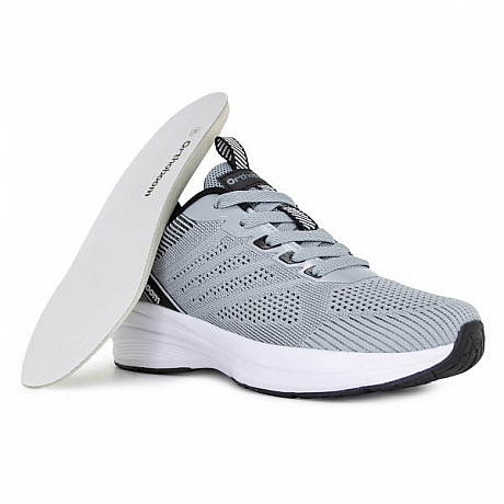 Кроссовки ортопедические Ортобум для мальчиков 35037-01 серый/черный. Изображение 5 из 7